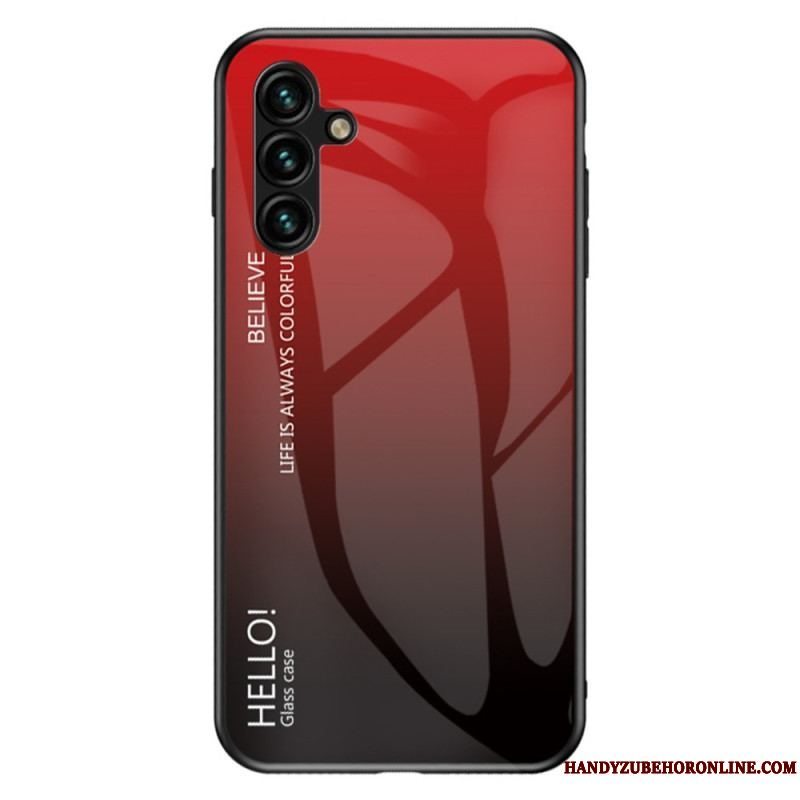 Cover Samsung Galaxy A54 5G Hærdet Glas Hej