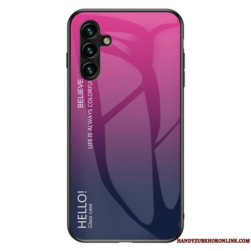 Cover Samsung Galaxy A54 5G Hærdet Glas Hej