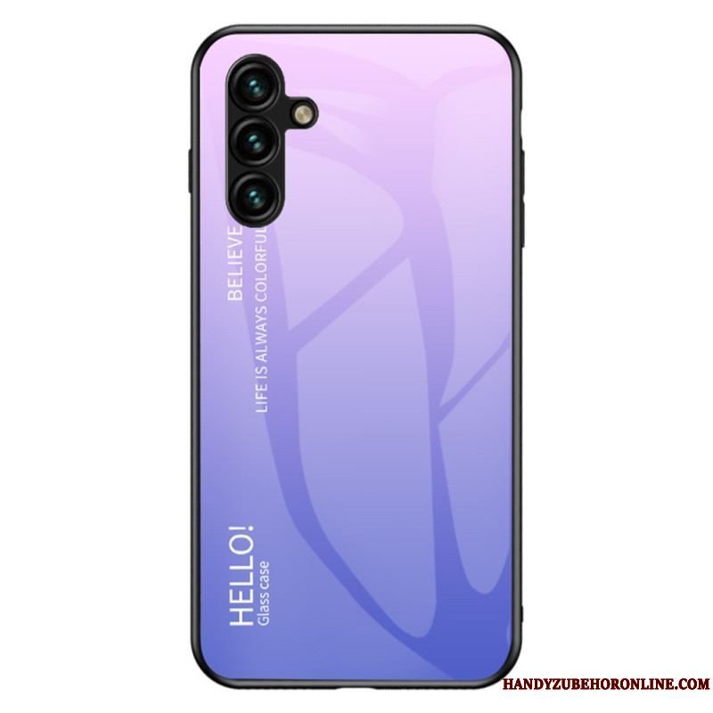 Cover Samsung Galaxy A54 5G Hærdet Glas Hej