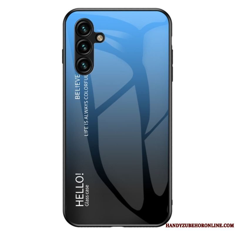 Cover Samsung Galaxy A54 5G Hærdet Glas Hej