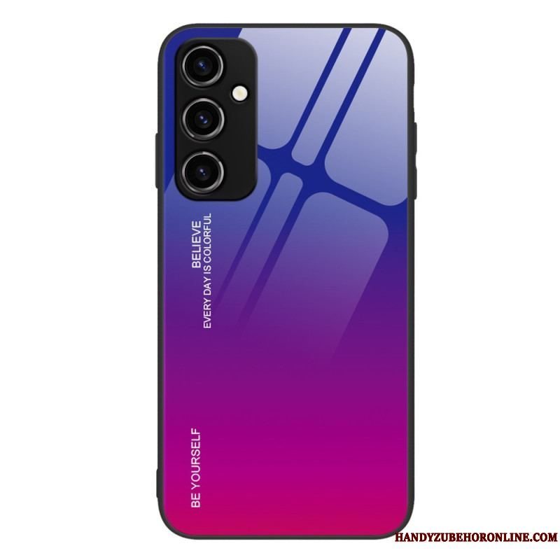 Cover Samsung Galaxy A54 5G Hærdet Glas Vær Dig Selv