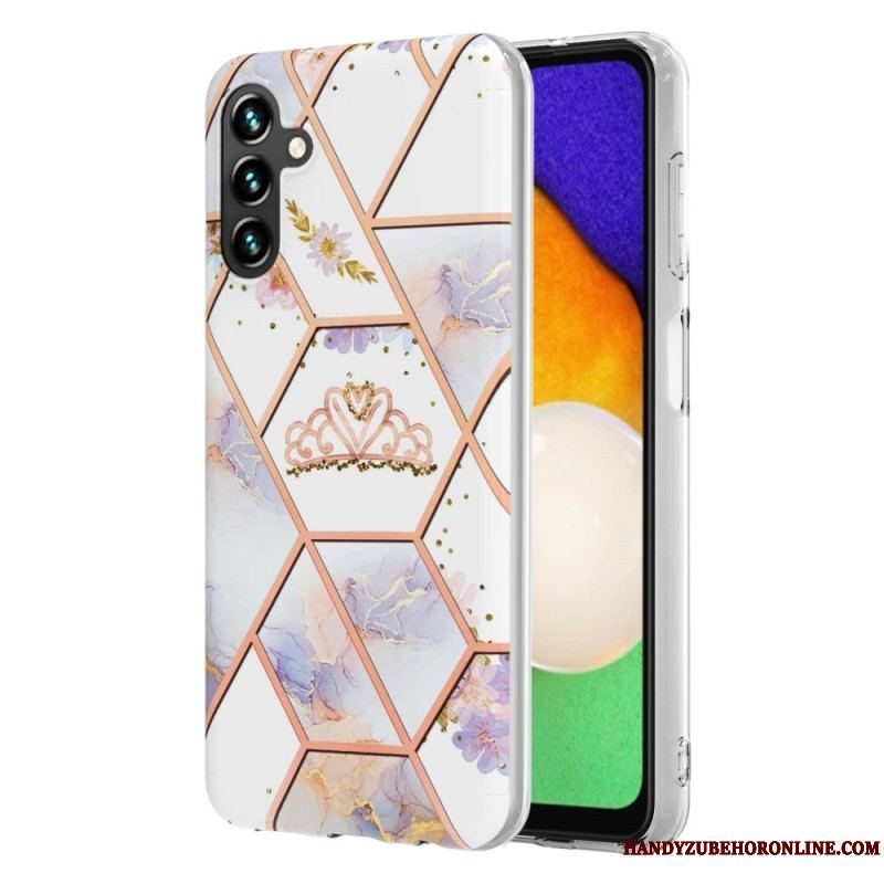 Cover Samsung Galaxy A54 5G Marmoreret Blomster
