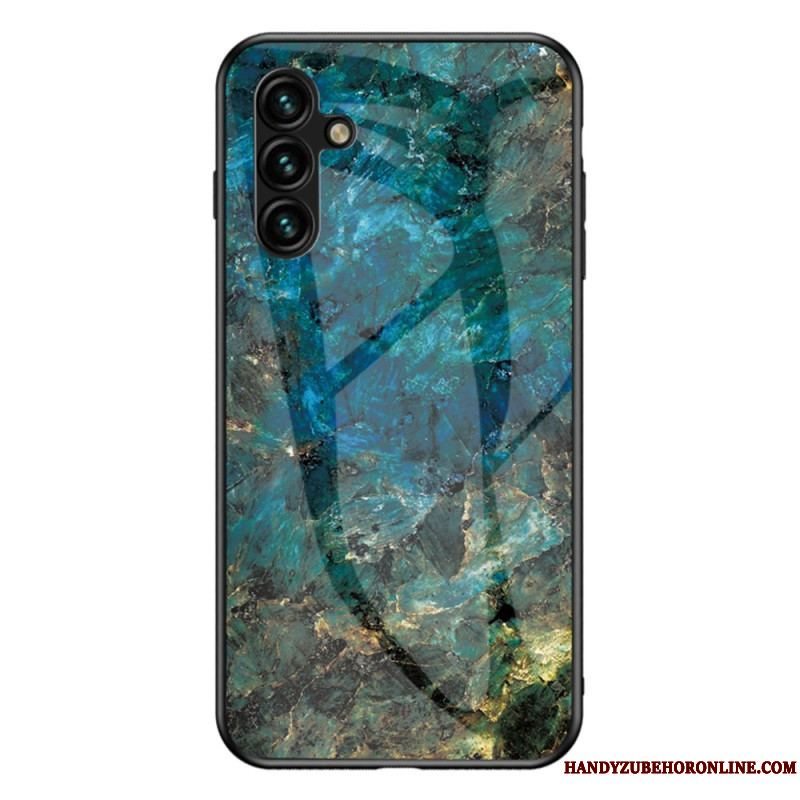 Cover Samsung Galaxy A54 5G Marmorfarver Hærdet Glas