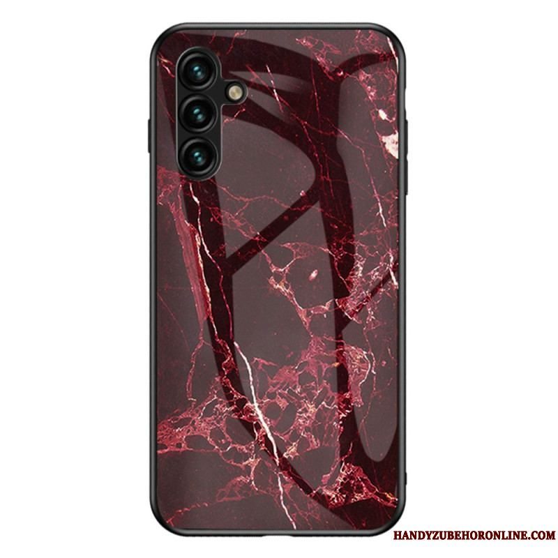 Cover Samsung Galaxy A54 5G Marmorfarver Hærdet Glas