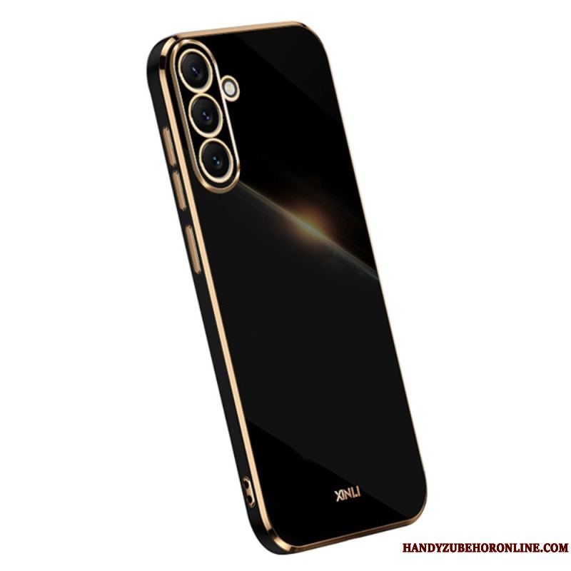 Cover Samsung Galaxy A54 5G Silikone Guldkanter