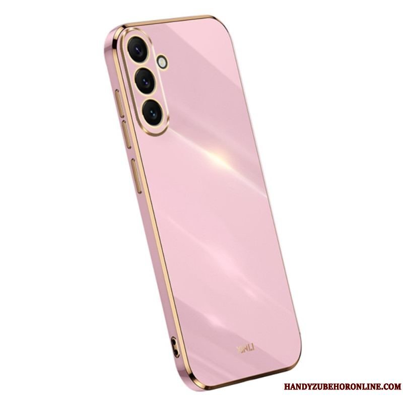 Cover Samsung Galaxy A54 5G Silikone Guldkanter