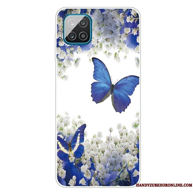 Cover Samsung Galaxy M12 / A12 Design Sommerfugle