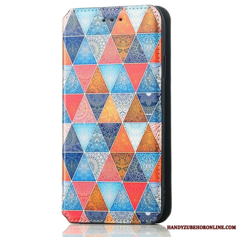 Cover Samsung Galaxy M12 / A12 Flip Cover Caseneo Rfid Design