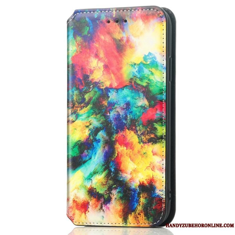 Cover Samsung Galaxy M12 / A12 Flip Cover Caseneo Rfid Design