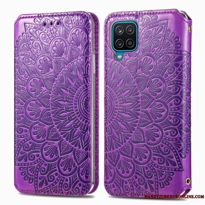 Cover Samsung Galaxy M12 / A12 Flip Cover Mandala