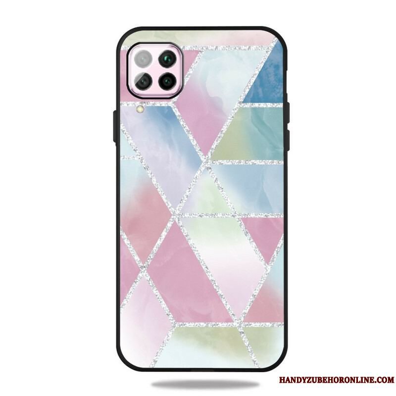Cover Samsung Galaxy M12 / A12 Glitter Marmor