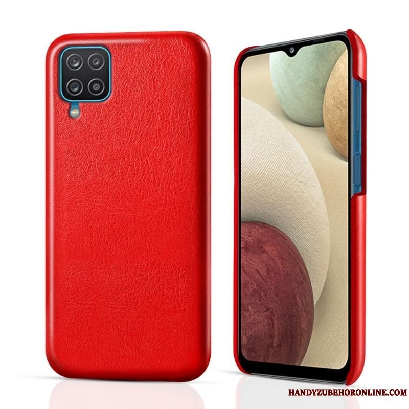 Cover Samsung Galaxy M12 / A12 Ksq Lædereffekt