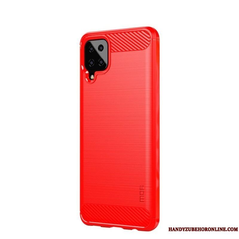 Cover Samsung Galaxy M12 / A12 Mofi Børstet Kulfiber