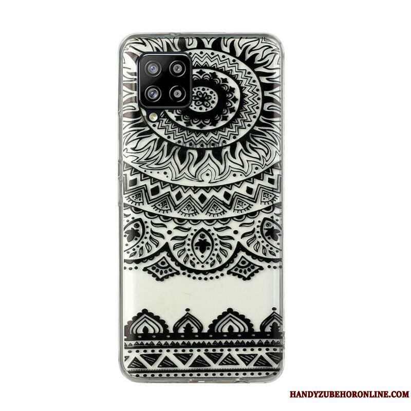 Cover Samsung Galaxy M12 / A12 Sømløse Blomster Mandala