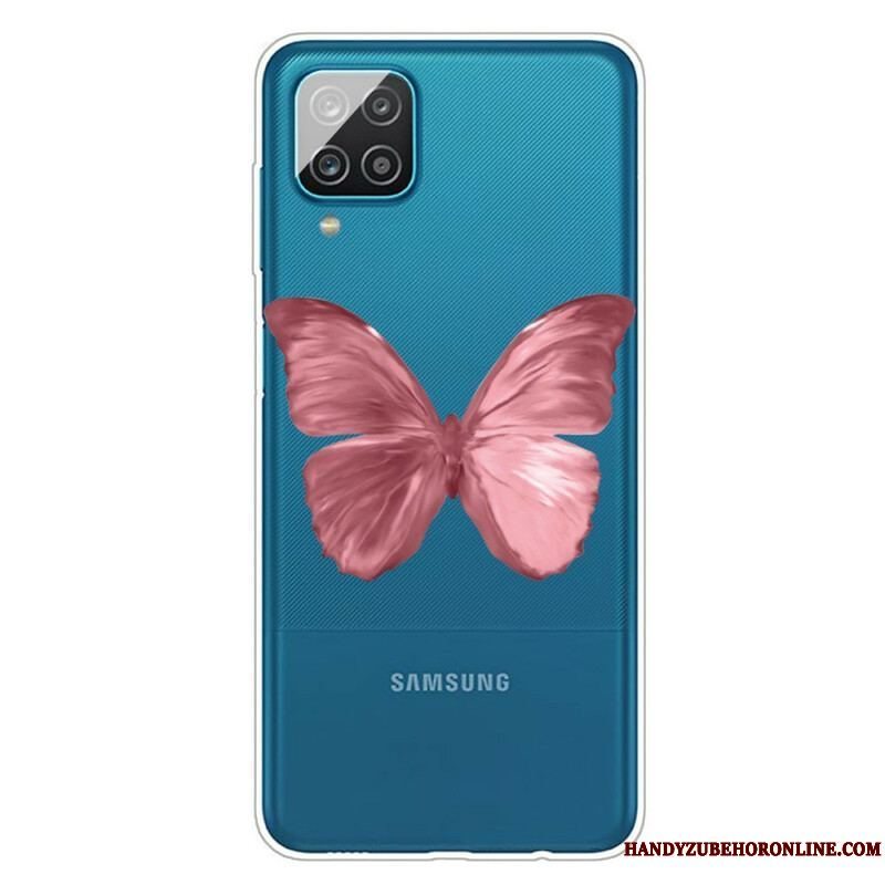 Cover Samsung Galaxy M12 / A12 Vilde Sommerfugle
