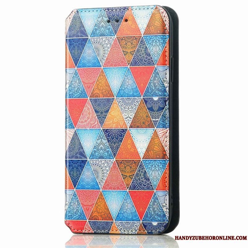 Cover Samsung Galaxy M13 Flip Cover Caseneo Rfid Design