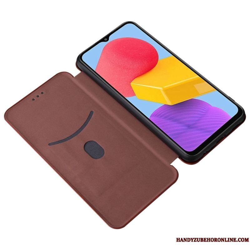 Cover Samsung Galaxy M13 Flip Cover Kulfiber