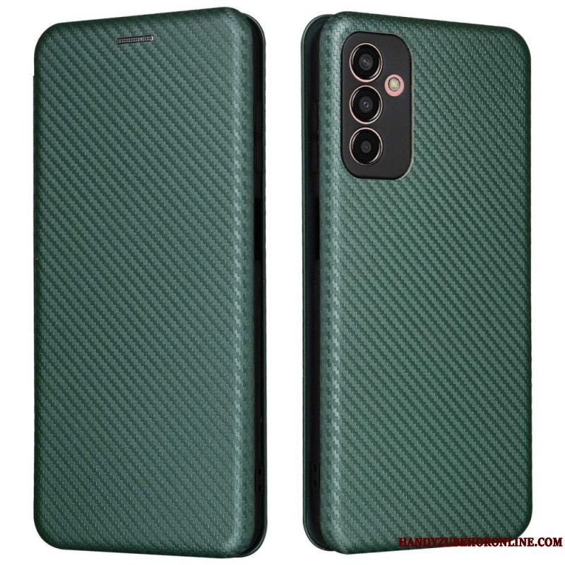 Cover Samsung Galaxy M13 Flip Cover Kulfiber