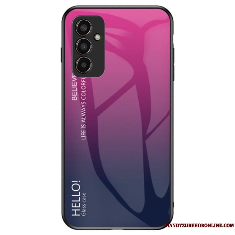 Cover Samsung Galaxy M13 Hærdet Glas Hej