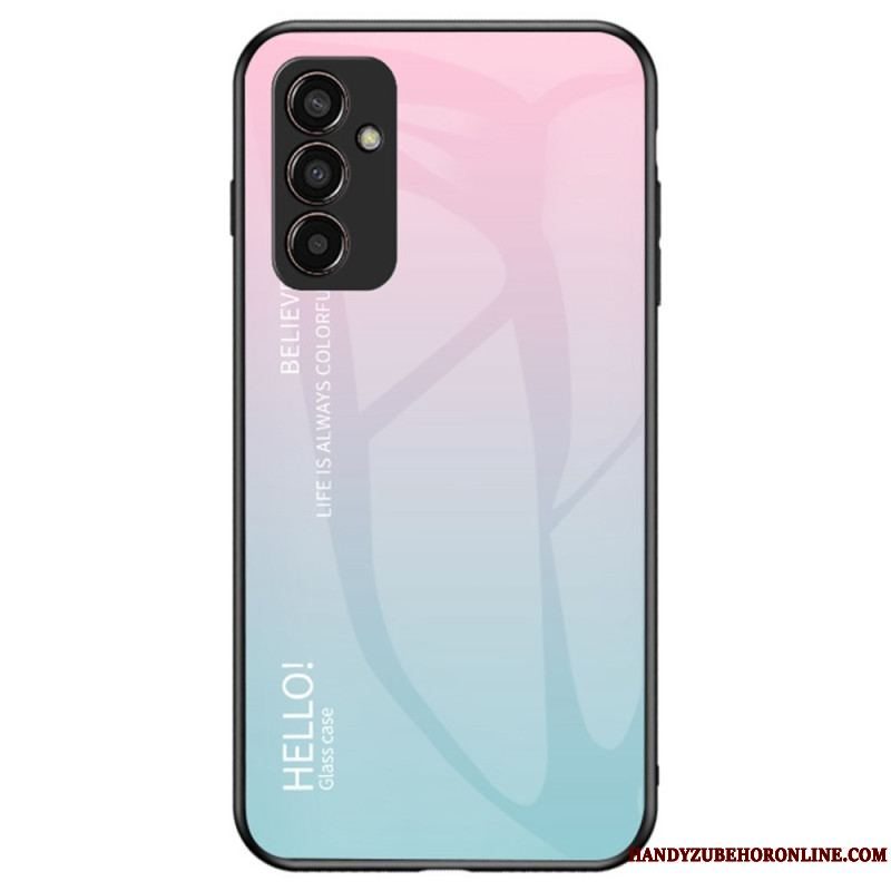 Cover Samsung Galaxy M13 Hærdet Glas Hej