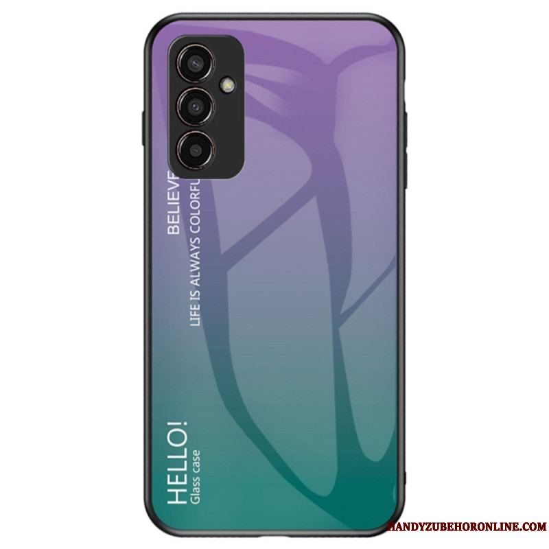 Cover Samsung Galaxy M13 Hærdet Glas Hej