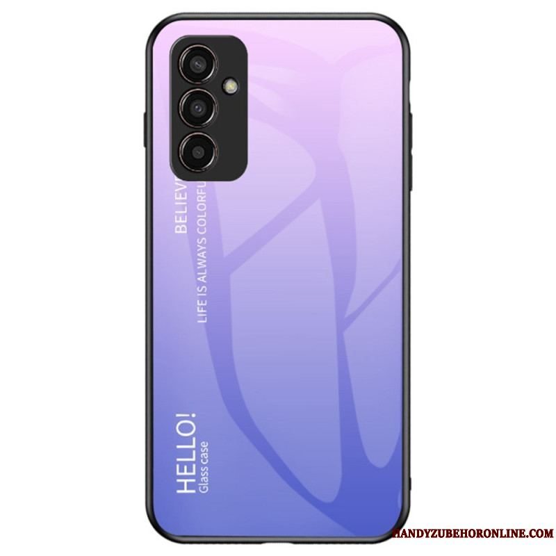 Cover Samsung Galaxy M13 Hærdet Glas Hej