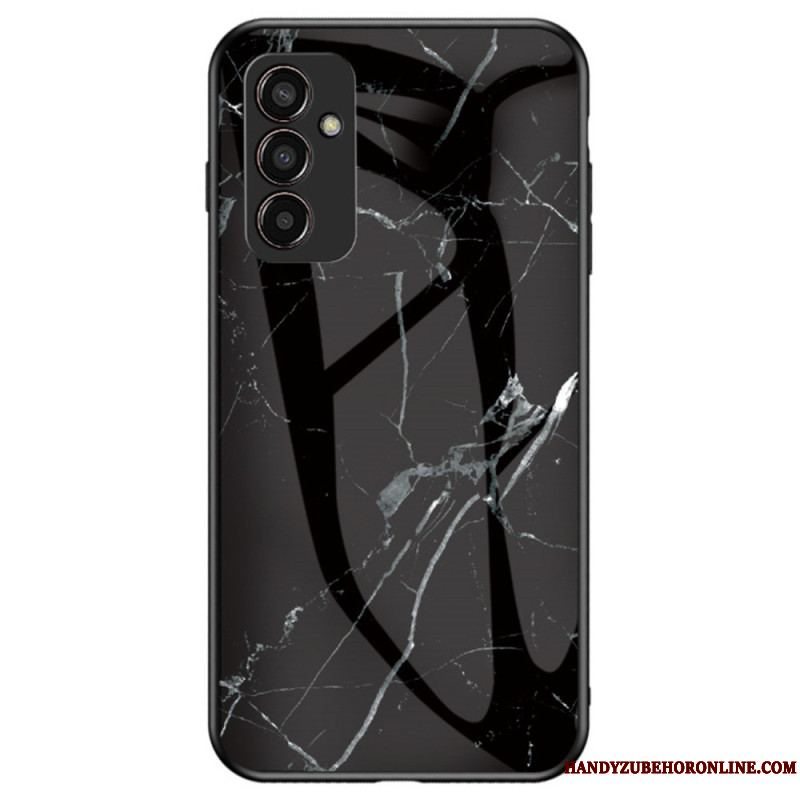 Cover Samsung Galaxy M13 Marmor Hærdet Glas