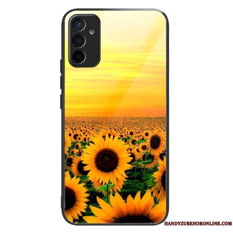 Cover Samsung Galaxy M13 Variationssolsikker I Hærdet Glas