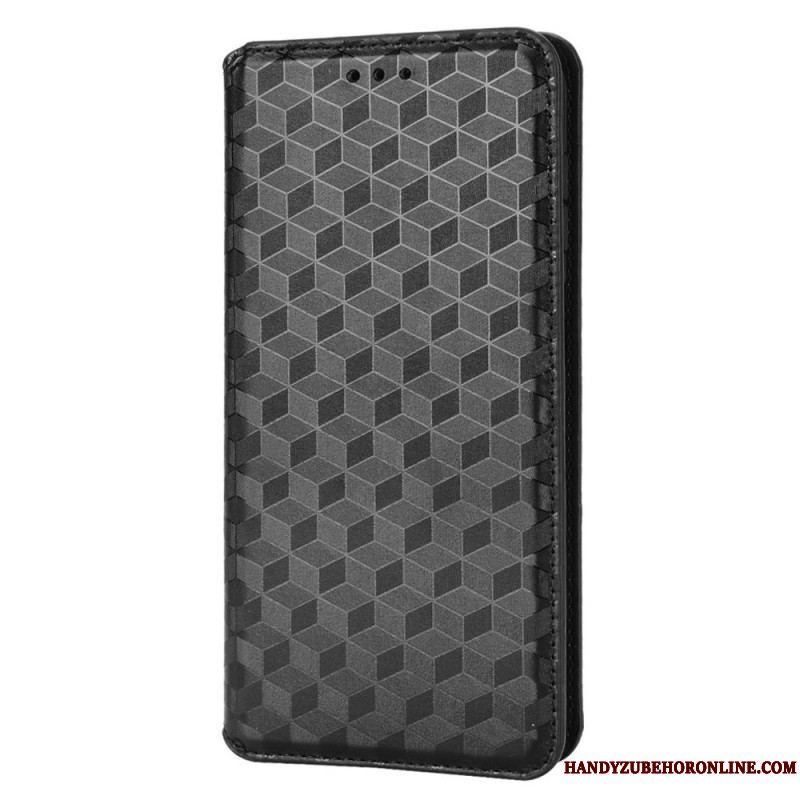 Cover Samsung Galaxy M23 5G Flip Cover 3d Cube Lædereffekt