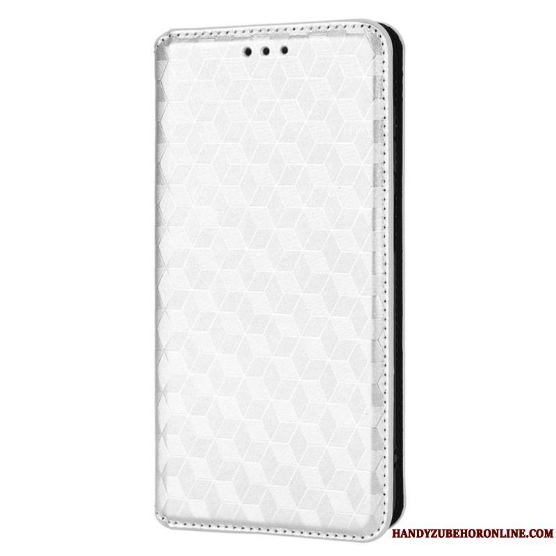 Cover Samsung Galaxy M23 5G Flip Cover 3d Cube Lædereffekt