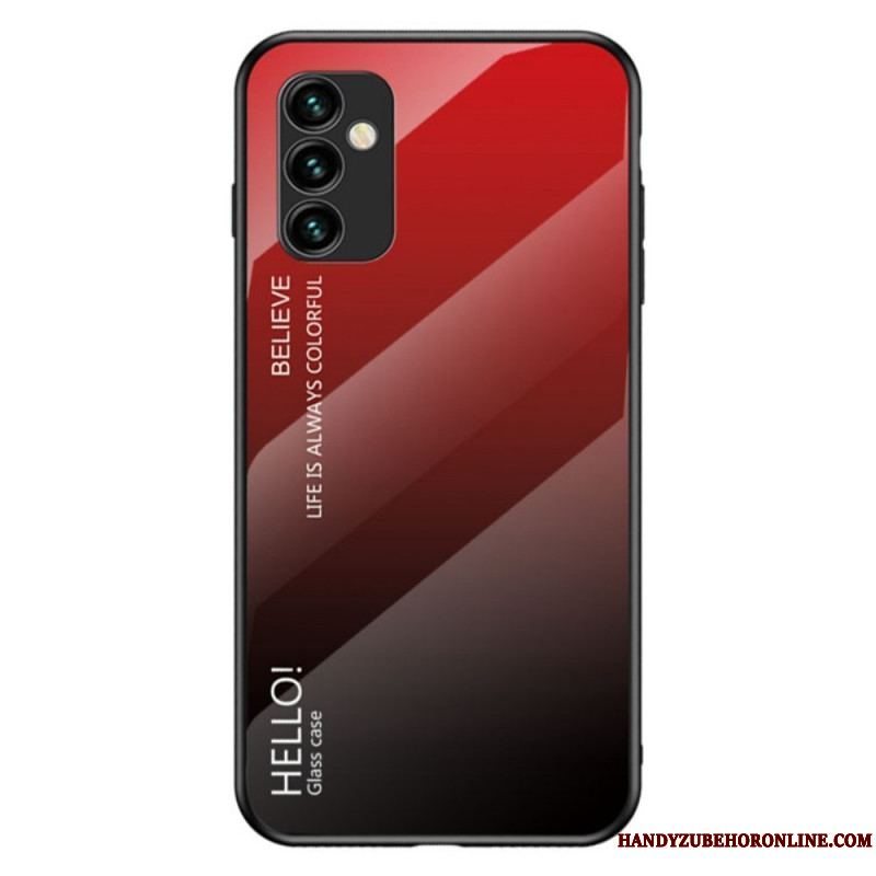 Cover Samsung Galaxy M23 5G Hærdet Glas Hej