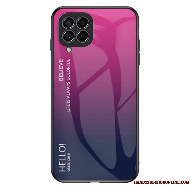 Cover Samsung Galaxy M33 5G Hærdet Glas Hej