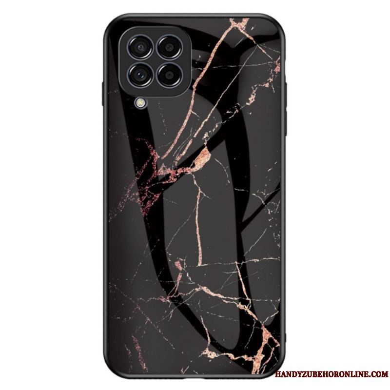 Cover Samsung Galaxy M33 5G Marmor Hærdet Glas