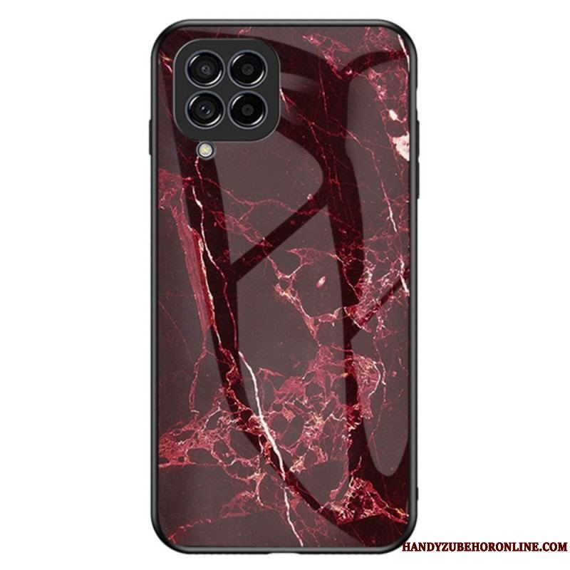 Cover Samsung Galaxy M33 5G Marmor Hærdet Glas