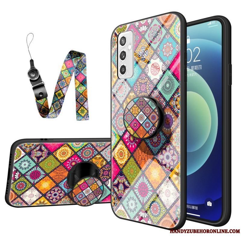 Cover Samsung Galaxy M52 5G Med Snor Orientalsk Båndtapet