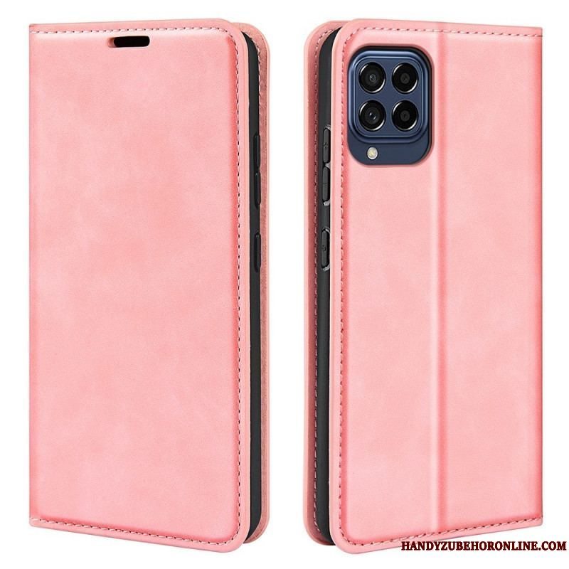 Cover Samsung Galaxy M53 5G Flip Cover Blødhed Ved Hudkontakt