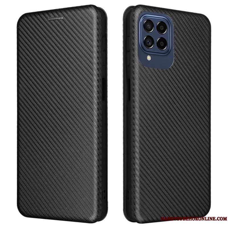 Cover Samsung Galaxy M53 5G Flip Cover Kulfiber