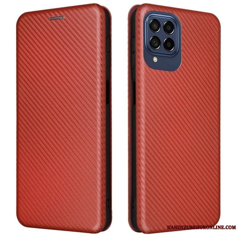 Cover Samsung Galaxy M53 5G Flip Cover Kulfiber