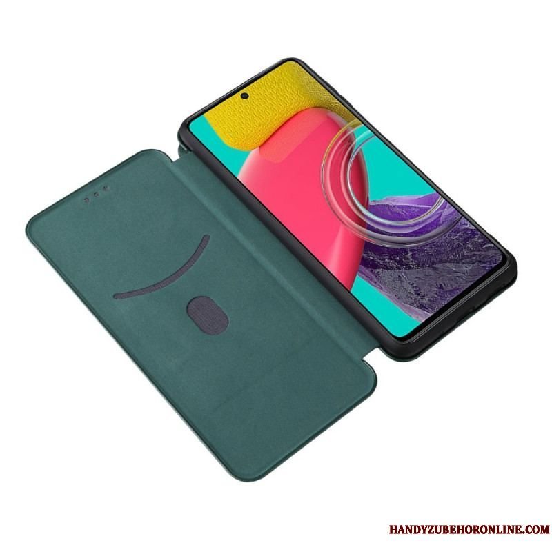 Cover Samsung Galaxy M53 5G Flip Cover Kulfiber