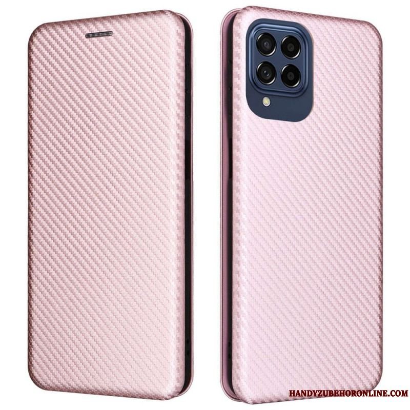 Cover Samsung Galaxy M53 5G Flip Cover Kulfiber