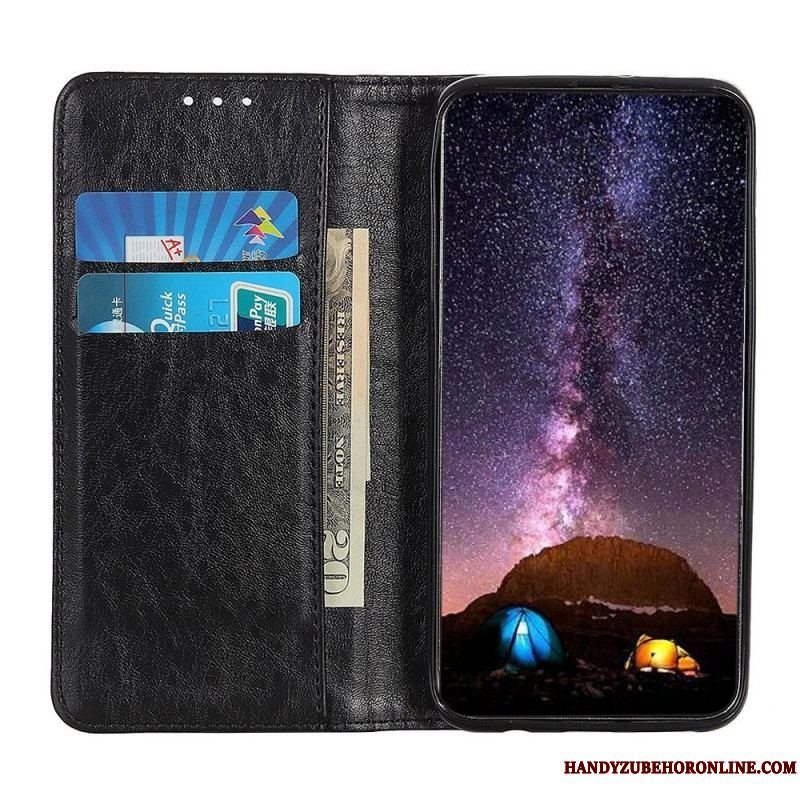 Cover Samsung Galaxy M53 5G Flip Cover Læder Tekstur