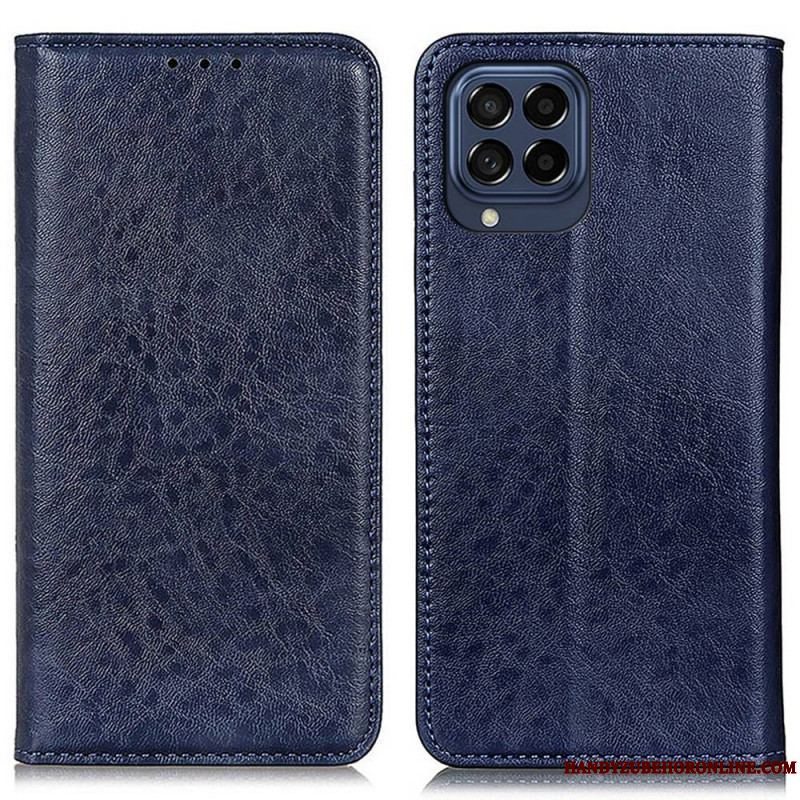 Cover Samsung Galaxy M53 5G Flip Cover Læder Tekstur