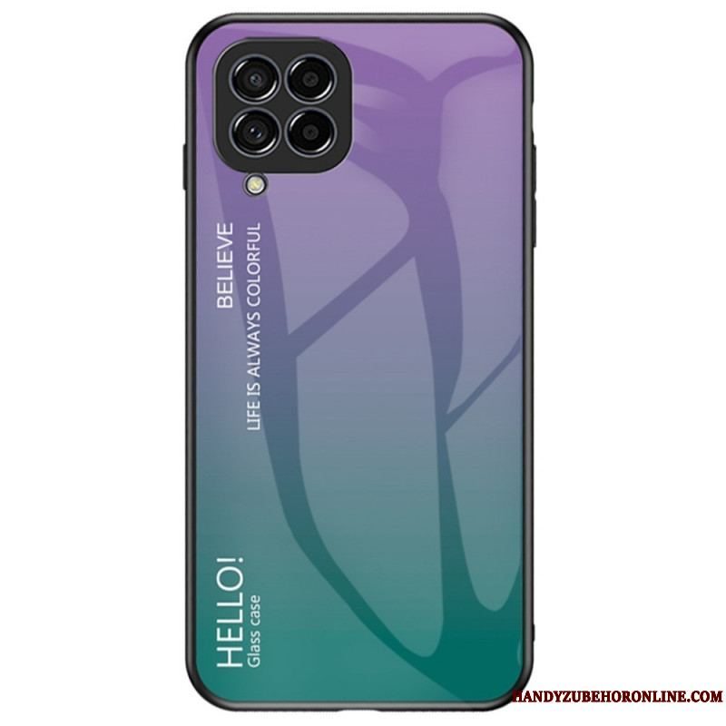 Cover Samsung Galaxy M53 5G Hærdet Glas Hej