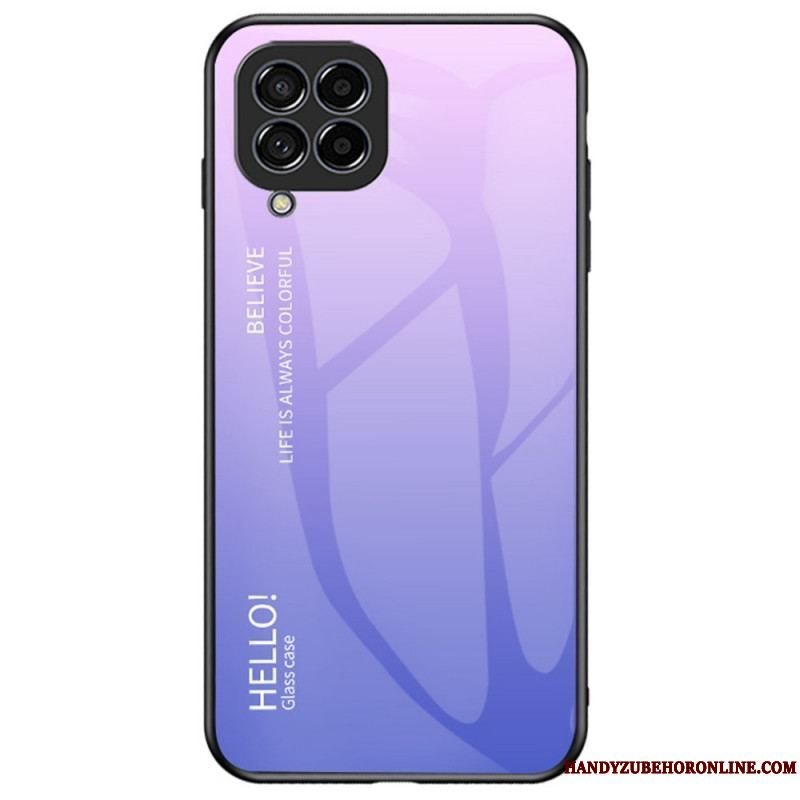 Cover Samsung Galaxy M53 5G Hærdet Glas Hej