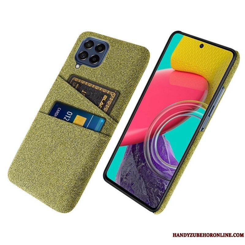 Cover Samsung Galaxy M53 5G Kortholder I Stof