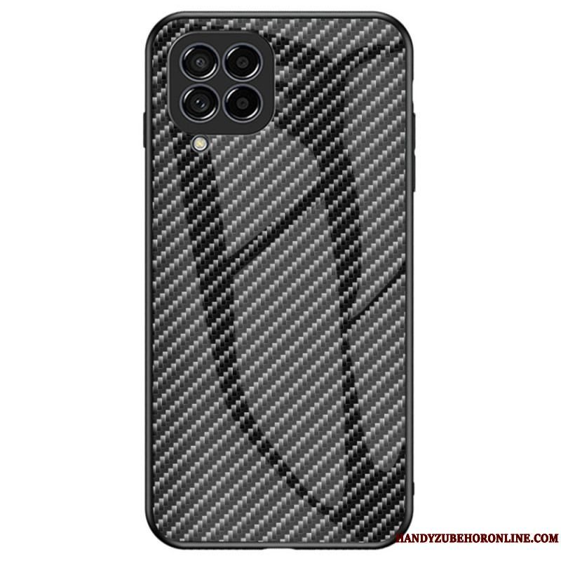 Cover Samsung Galaxy M53 5G Kulfiber Hærdet Glas