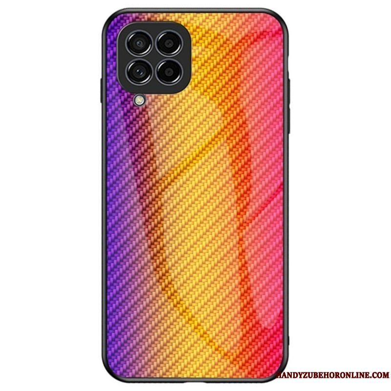 Cover Samsung Galaxy M53 5G Kulfiber Hærdet Glas