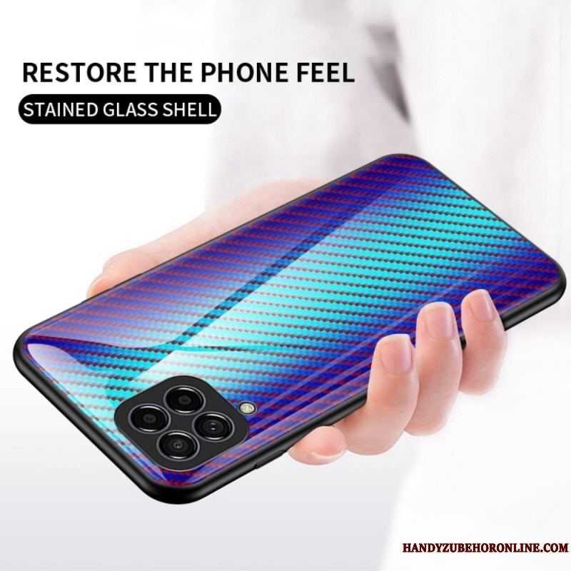 Cover Samsung Galaxy M53 5G Kulfiber Hærdet Glas