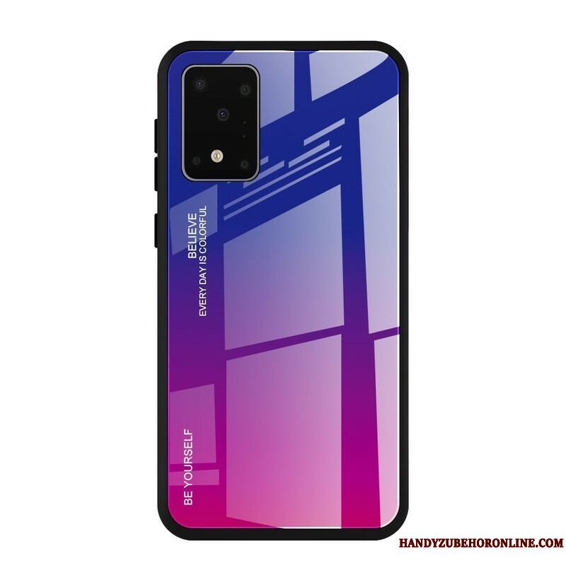 Cover Samsung Galaxy S20 Plus / S20 Plus 5G Hærdet Glas Vær Dig Selv