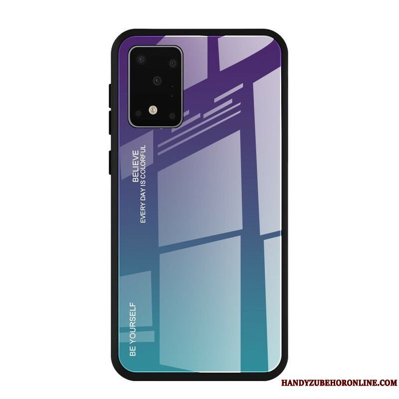 Cover Samsung Galaxy S20 Plus / S20 Plus 5G Hærdet Glas Vær Dig Selv